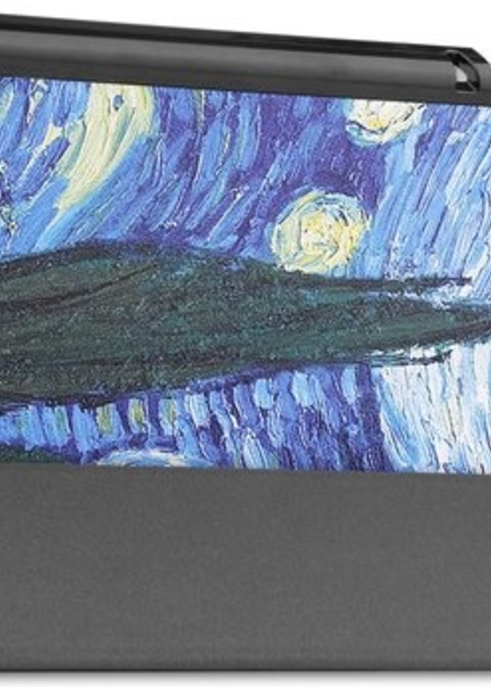 LUQ Hoes Geschikt voor Samsung Galaxy Tab A7 Lite Hoes Luxe Hoesje Book Case - Hoesje Geschikt voor Samsung Tab A7 Lite Hoes Cover - Sterrenhemel