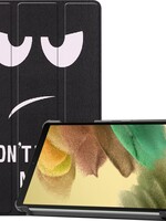 LUQ LUQ Samsung Galaxy Tab A7 Lite Hoesje - Don't touch me