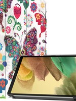 LUQ LUQ Samsung Galaxy Tab A7 Lite Hoesje - Vlinders