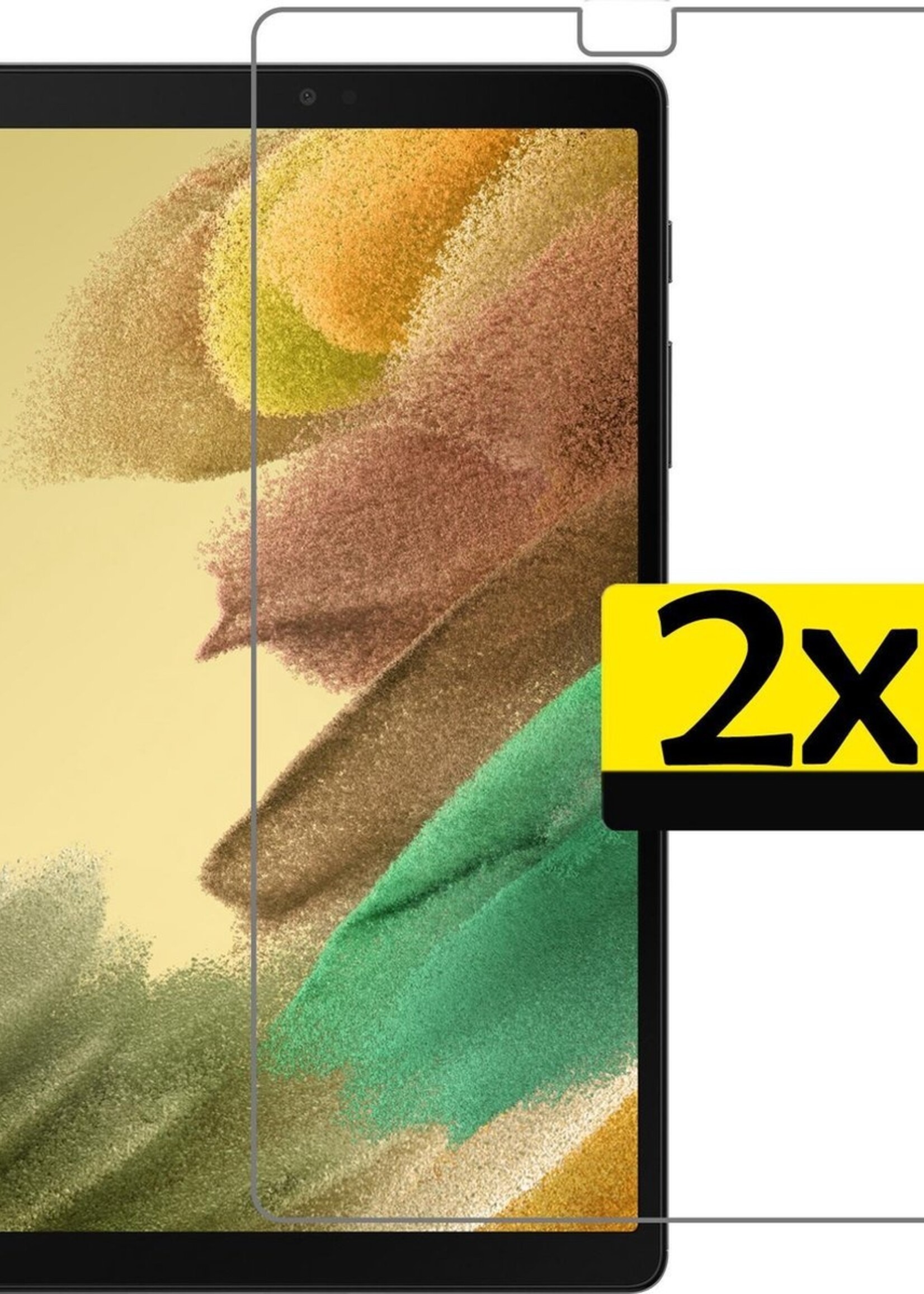 LUQ Screenprotector Geschikt voor Samsung Galaxy Tab A7 Lite Screenprotector Bescherm Glas Tempered Glass Screen Protector - Screen Protector Geschikt voor Samsung Galaxy Tab A7 Lite Screenprotector - 2 Stuks