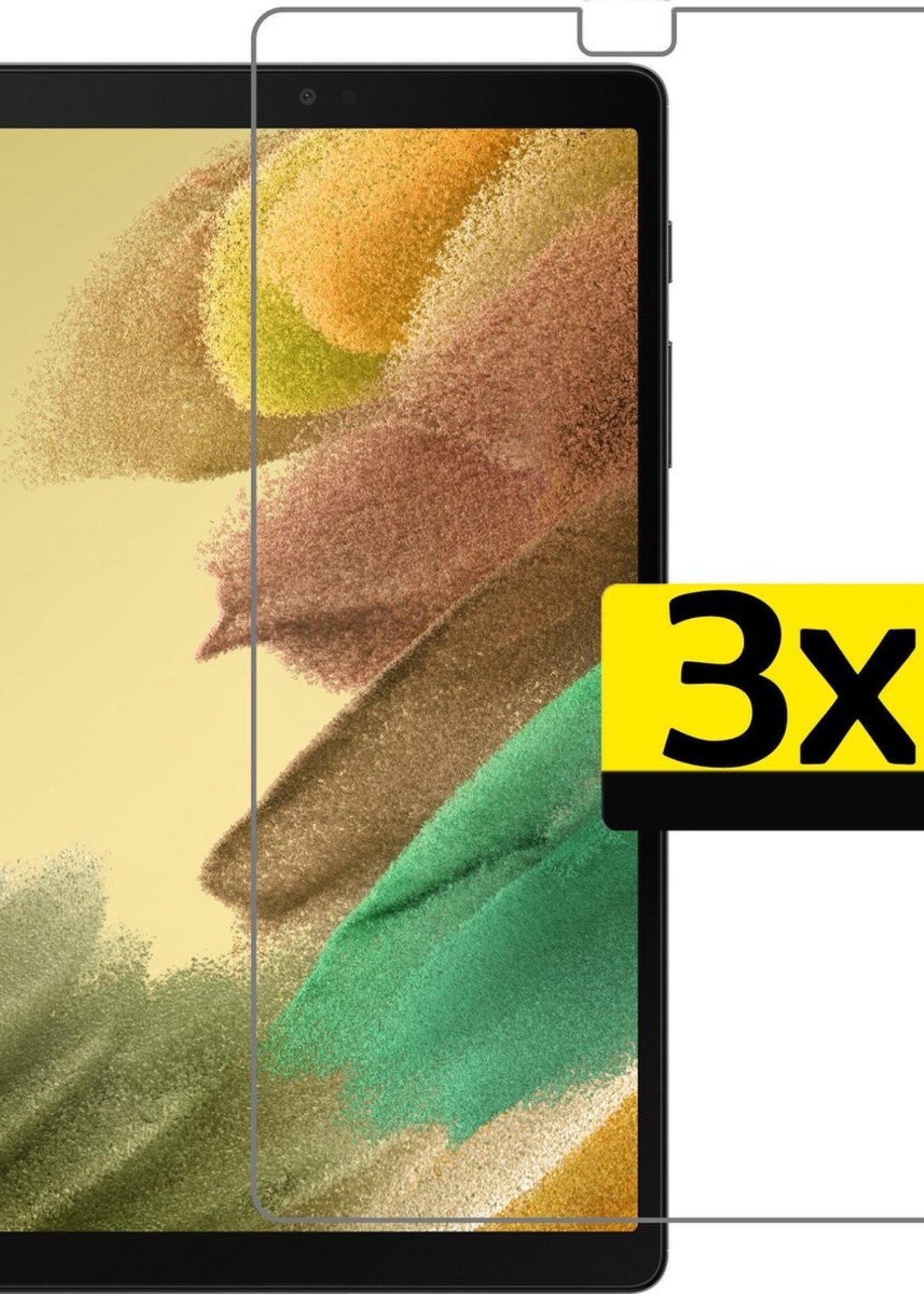 LUQ Screenprotector Geschikt voor Samsung Galaxy Tab A7 Lite Screenprotector Bescherm Glas Tempered Glass Screen Protector - Screen Protector Geschikt voor Samsung Galaxy Tab A7 Lite Screenprotector - 3 Stuks