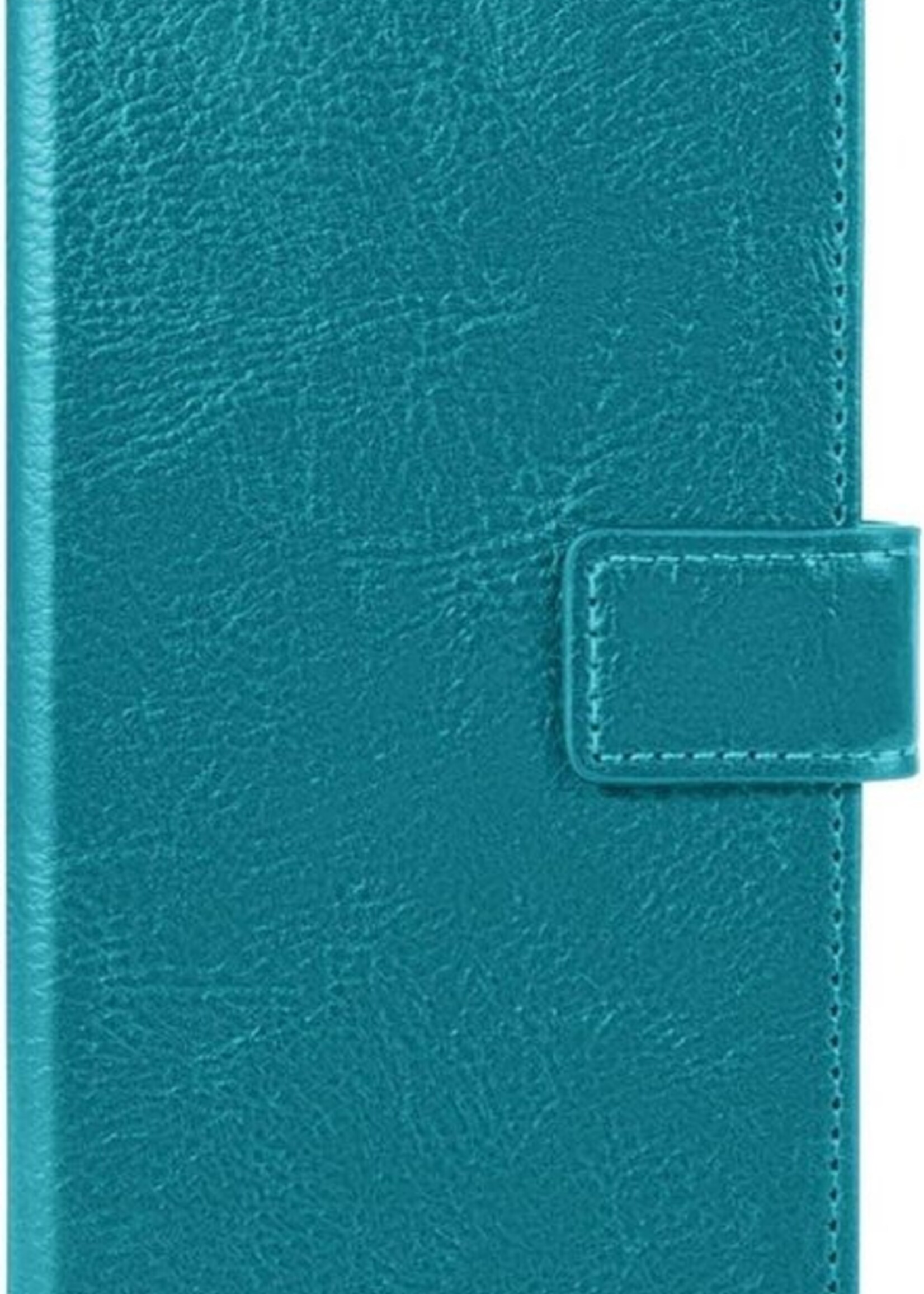 LUQ Hoesje Geschikt voor Samsung A32 4G Hoesje Book Case Hoes Wallet Cover - Hoes Geschikt voor Samsung Galaxy A32 4G Hoesje Bookcase Hoes - Turquoise