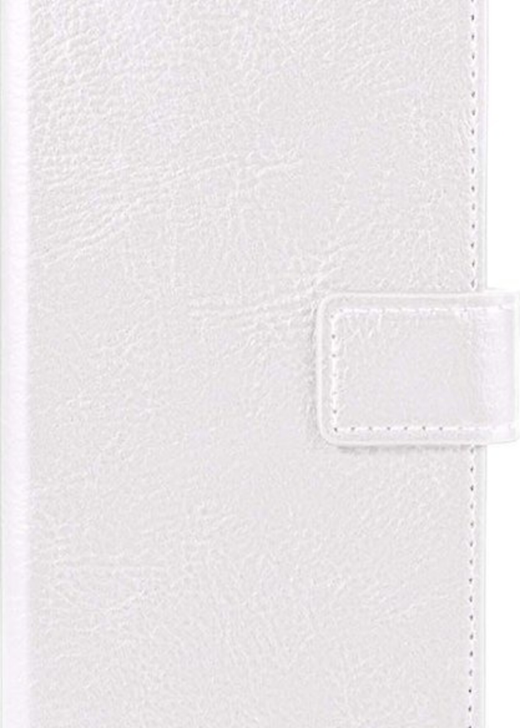 LUQ Hoesje Geschikt voor Samsung A32 4G Hoesje Book Case Hoes Wallet Cover - Hoes Geschikt voor Samsung Galaxy A32 4G Hoesje Bookcase Hoes - Wit