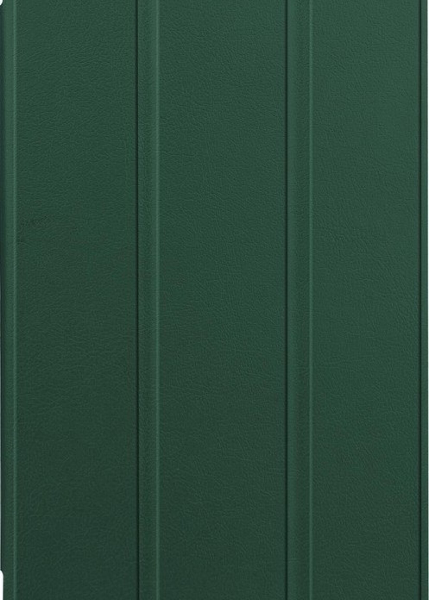 LUQ Hoes Geschikt voor Samsung Galaxy Tab A7 Lite Hoes Luxe Hoesje Book Case Met Screenprotector - Hoesje Geschikt voor Samsung Tab A7 Lite Hoes Cover - Donkergroen