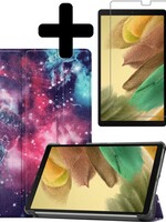 LUQ LUQ Samsung Galaxy Tab A7 Lite Hoesje Met Screenprotector - Galaxy