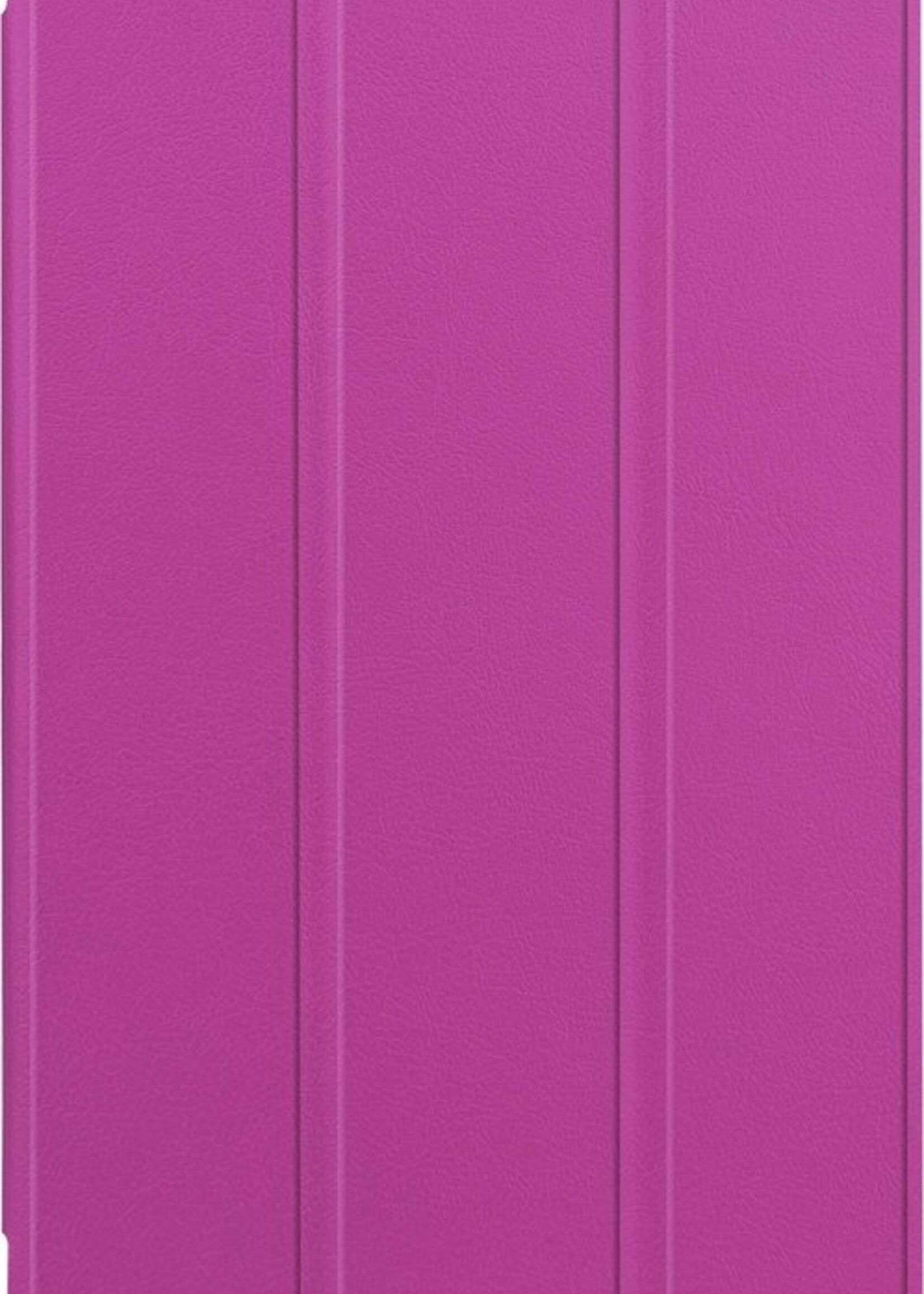 LUQ Hoes Geschikt voor Samsung Galaxy Tab A7 Lite Hoes Luxe Hoesje Book Case Met Screenprotector - Hoesje Geschikt voor Samsung Tab A7 Lite Hoes Cover - Paars