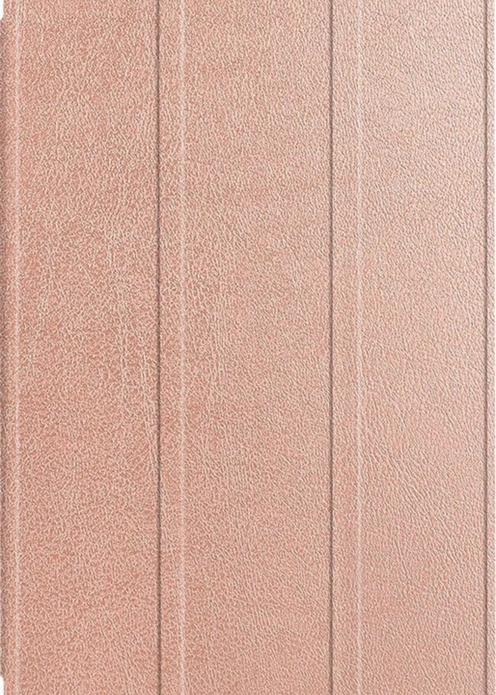 LUQ Hoes Geschikt voor Samsung Galaxy Tab A7 Lite Hoes Luxe Hoesje Book Case Met Screenprotector - Hoesje Geschikt voor Samsung Tab A7 Lite Hoes Cover - Rosé goud