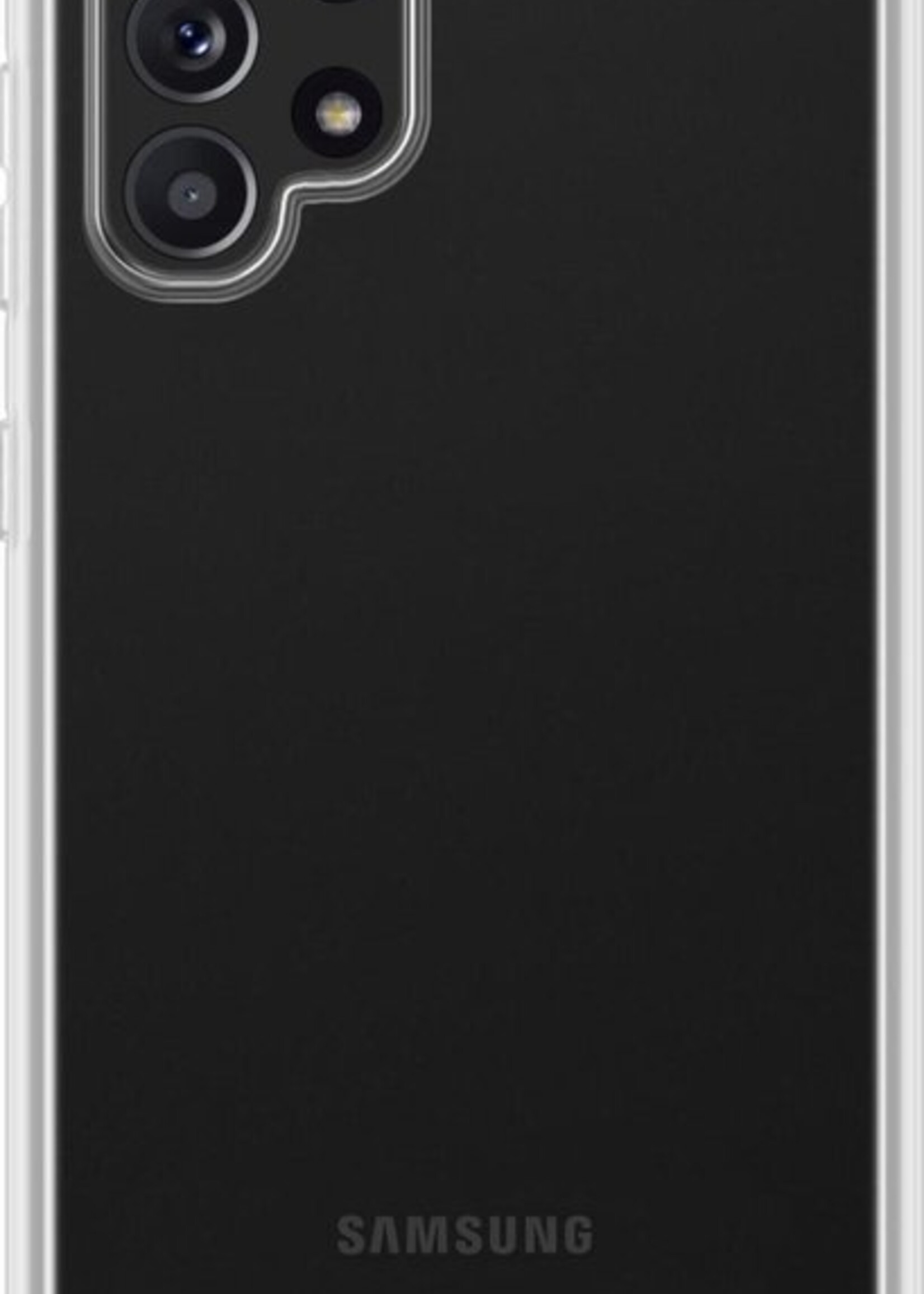 LUQ Hoesje Geschikt voor Samsung A32 4G Hoesje Siliconen Case - Hoes Geschikt voor Samsung Galaxy A32 4G Hoes Siliconen - Transparant - 2 Stuks