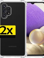 LUQ LUQ Samsung Galaxy A32 4G hoesje shock proof - 2 PACK