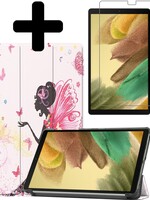 LUQ LUQ Samsung Galaxy Tab A7 Lite Hoesje Met Screenprotector - Elfje