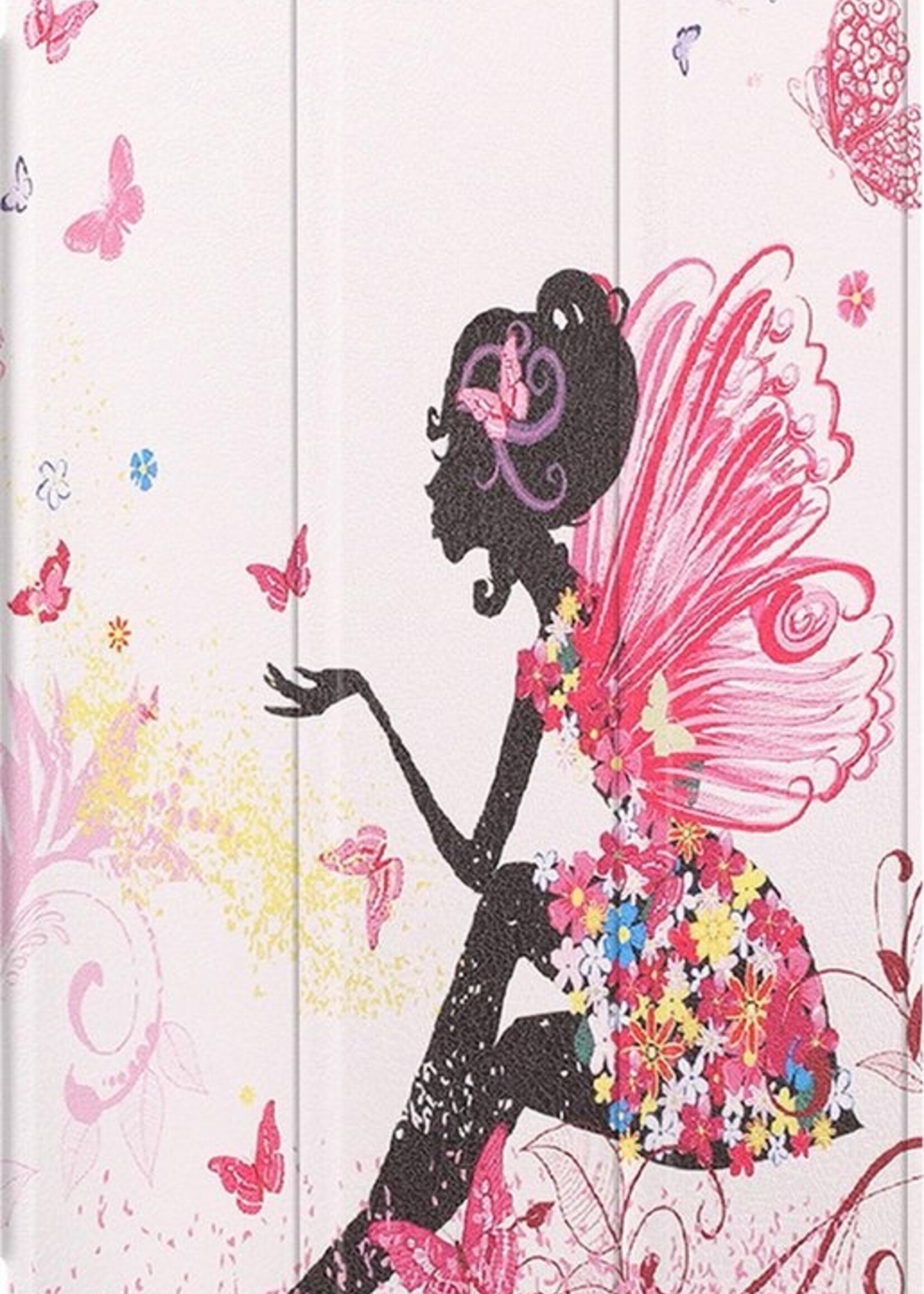 LUQ Hoes Geschikt voor Samsung Galaxy Tab A7 Lite Hoes Luxe Hoesje Book Case Met Screenprotector - Hoesje Geschikt voor Samsung Tab A7 Lite Hoes Cover - Elfje