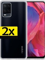 LUQ LUQ 2 PACK - Oppo A54 4G hoesje siliconen - Transparant