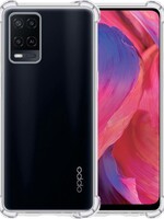 LUQ LUQ Oppo A54 4G hoesje siliconen shockproof - Transparant