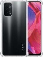LUQ LUQ Oppo A54 5G hoesje siliconen shockproof - Transparant