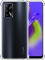 LUQ LUQ Oppo A74 4G hoesje siliconen shockproof - Transparant