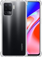 LUQ LUQ Oppo A94 4G hoesje siliconen shockproof - Transparant