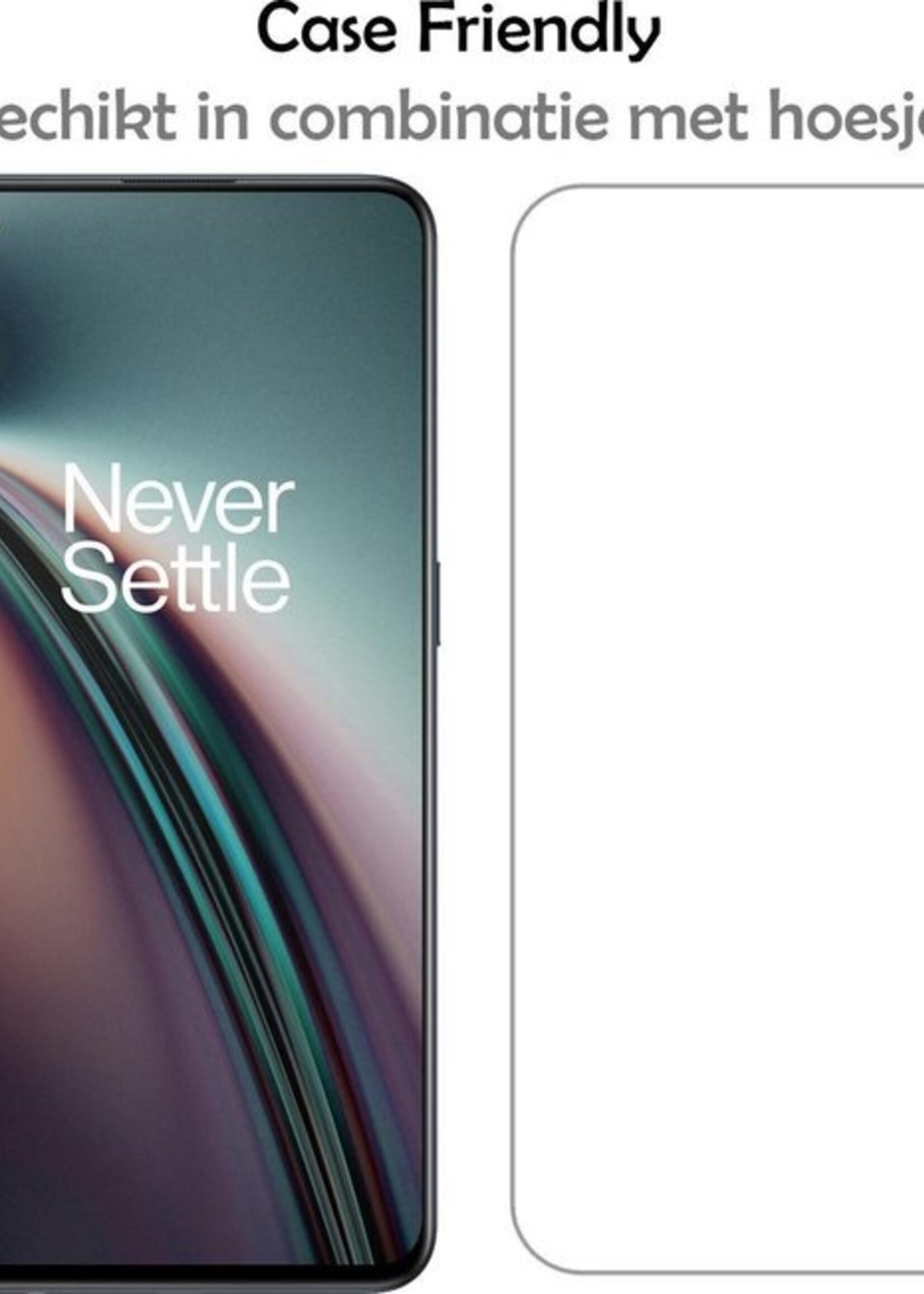 LUQ Screenprotector Geschikt voor OnePlus Nord CE Screenprotector Beschermglas Gehard Glas - Screenprotector Geschikt voor OnePlus Nord CE Screenprotector Glas - 2 Stuks