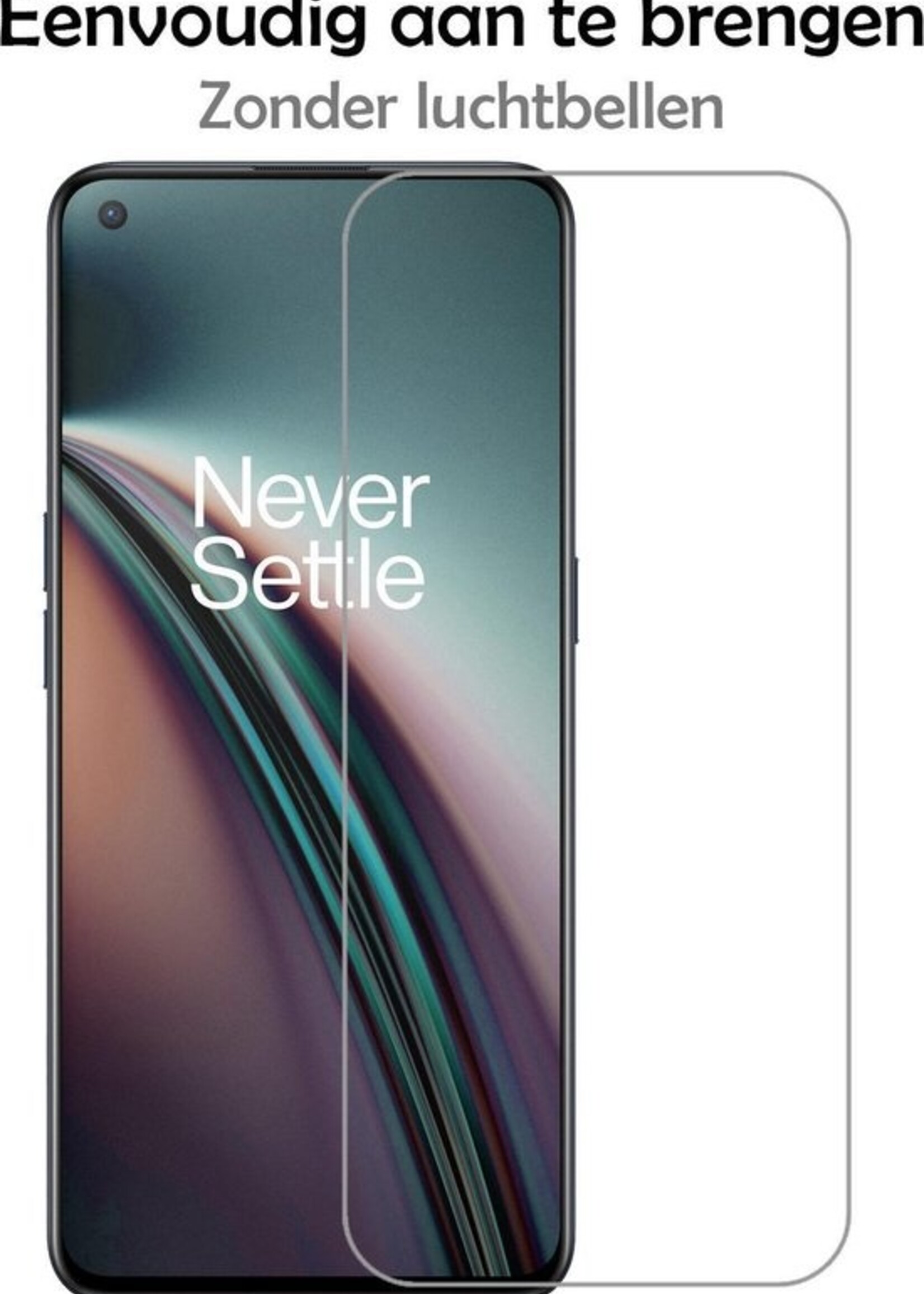 LUQ Screenprotector Geschikt voor OnePlus Nord CE Screenprotector Beschermglas Gehard Glas - Screenprotector Geschikt voor OnePlus Nord CE Screenprotector Glas - 2 Stuks