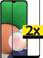 LUQ LUQ Samsung Galaxy A22 5G Screenprotector Full Cover - 2 PACK