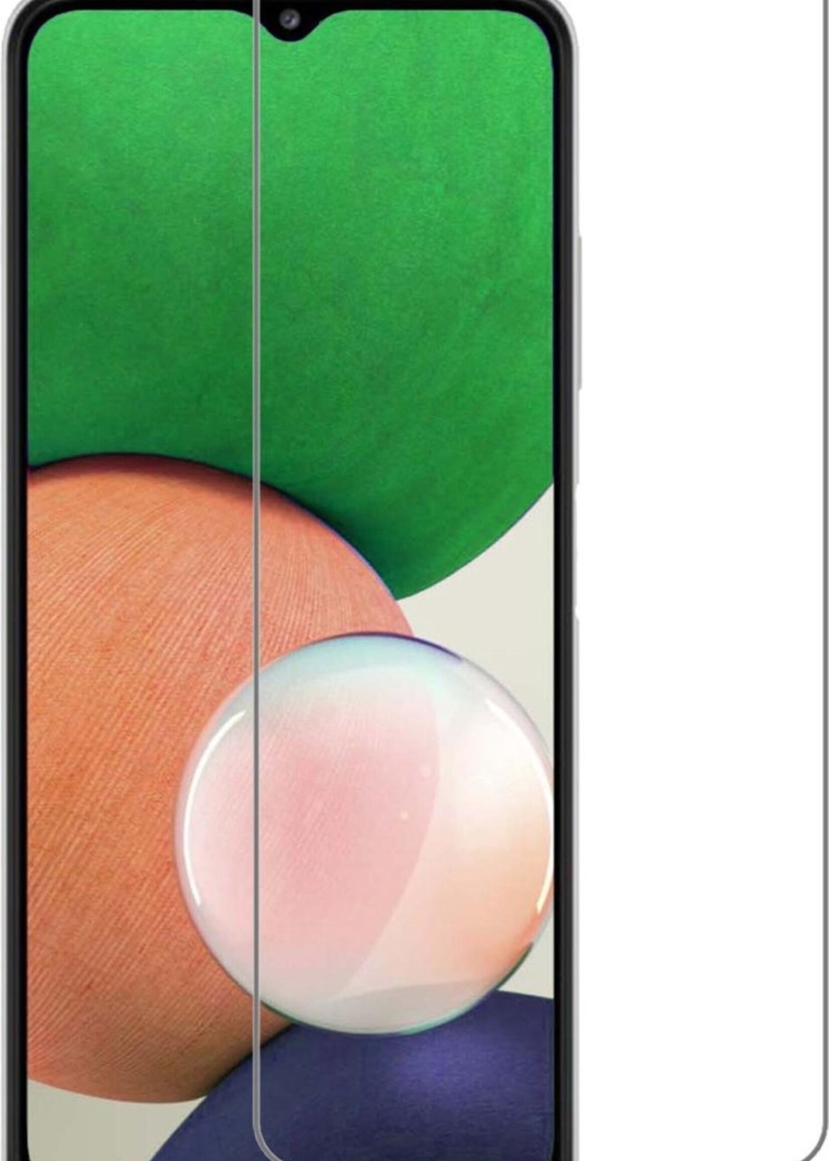 LUQ Screenprotector Geschikt voor Samsung A22 5G Screenprotector Beschermglas Gehard Glas - Screenprotector Geschikt voor Samsung Galaxy A22 5G Screenprotector Glas