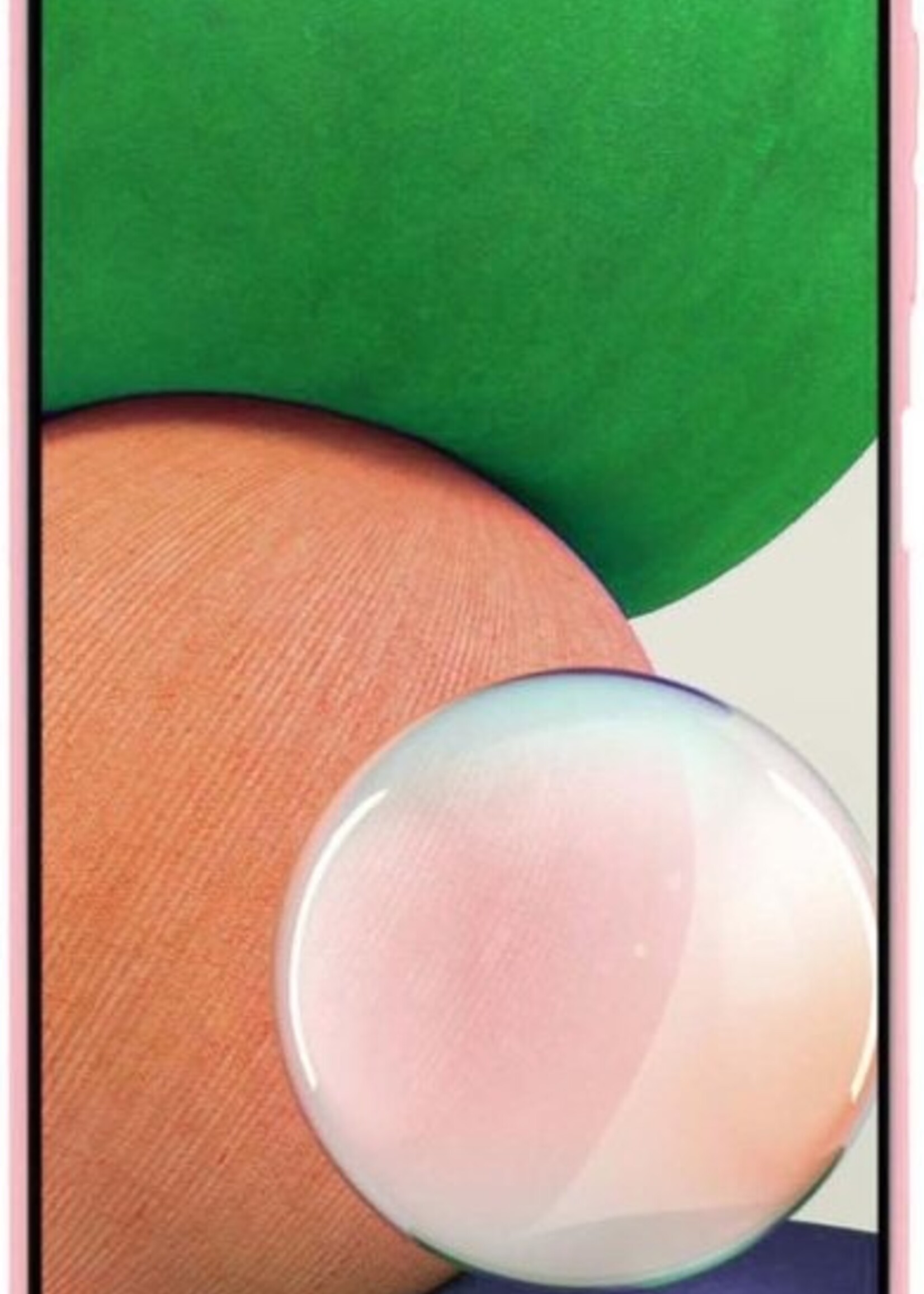 LUQ Hoesje Geschikt voor Samsung A22 5G Hoesje Siliconen Case - Hoes Geschikt voor Samsung Galaxy A22 5G Hoes Siliconen - Roze