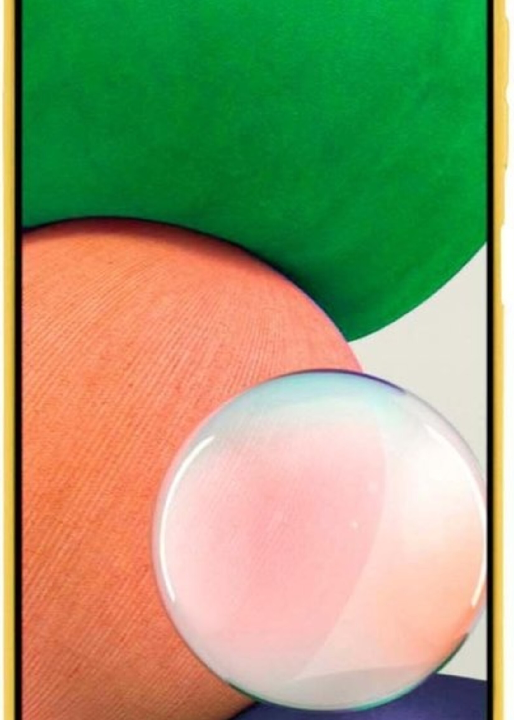 LUQ Hoesje Geschikt voor Samsung A22 5G Hoesje Siliconen Case - Hoes Geschikt voor Samsung Galaxy A22 5G Hoes Siliconen - Geel - 2 Stuks