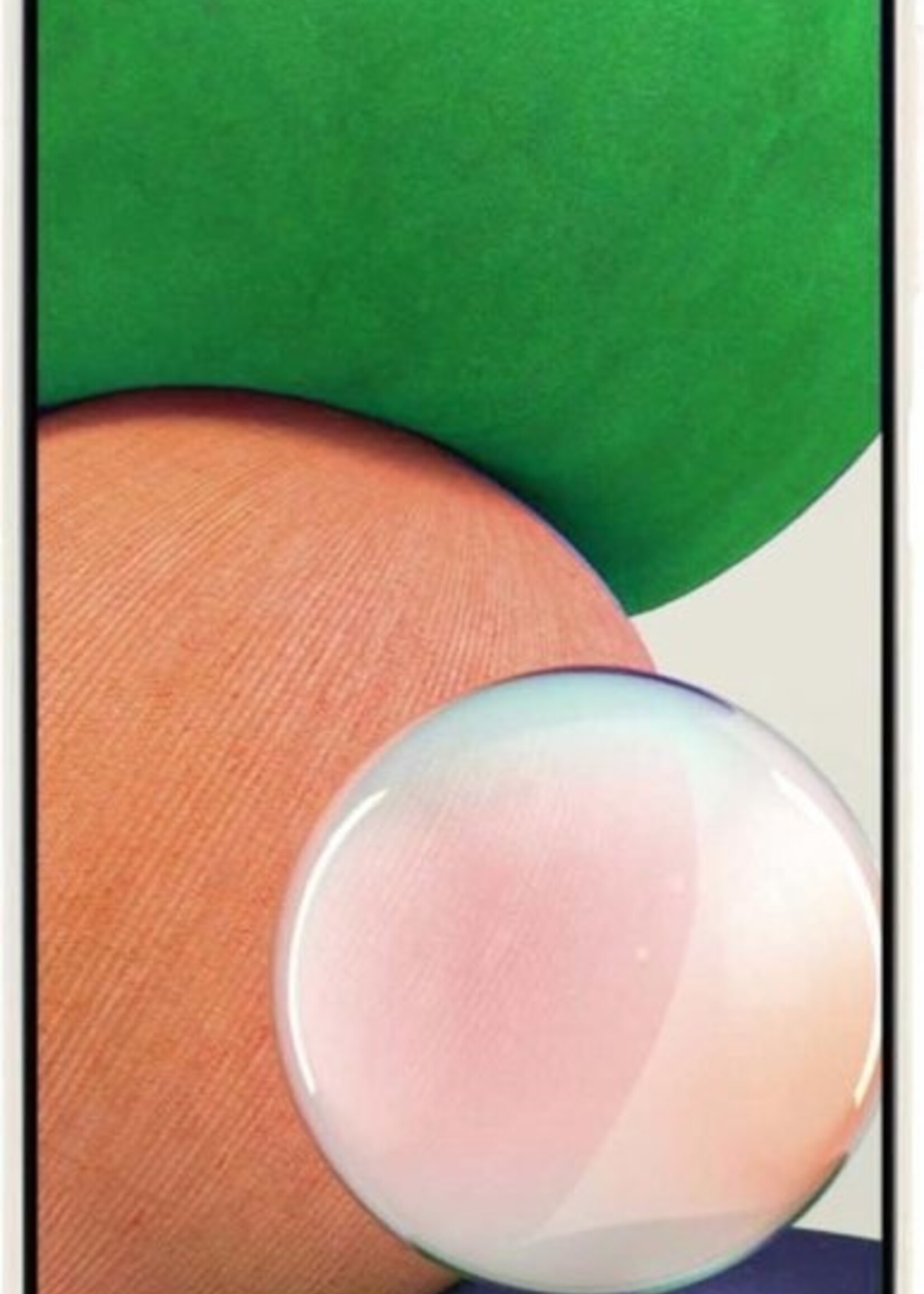 LUQ Hoesje Geschikt voor Samsung A22 5G Hoesje Siliconen Case Met Screenprotector - Hoes Geschikt voor Samsung Galaxy A22 5G Hoes Siliconen - Wit