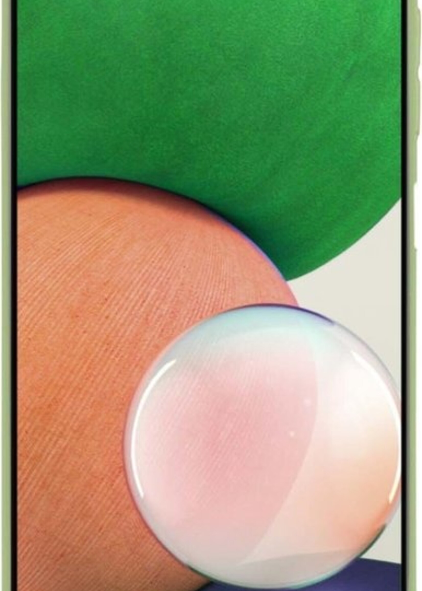 LUQ Hoesje Geschikt voor Samsung A22 5G Hoesje Siliconen Case Met Screenprotector - Hoes Geschikt voor Samsung Galaxy A22 5G Hoes Siliconen - Groen