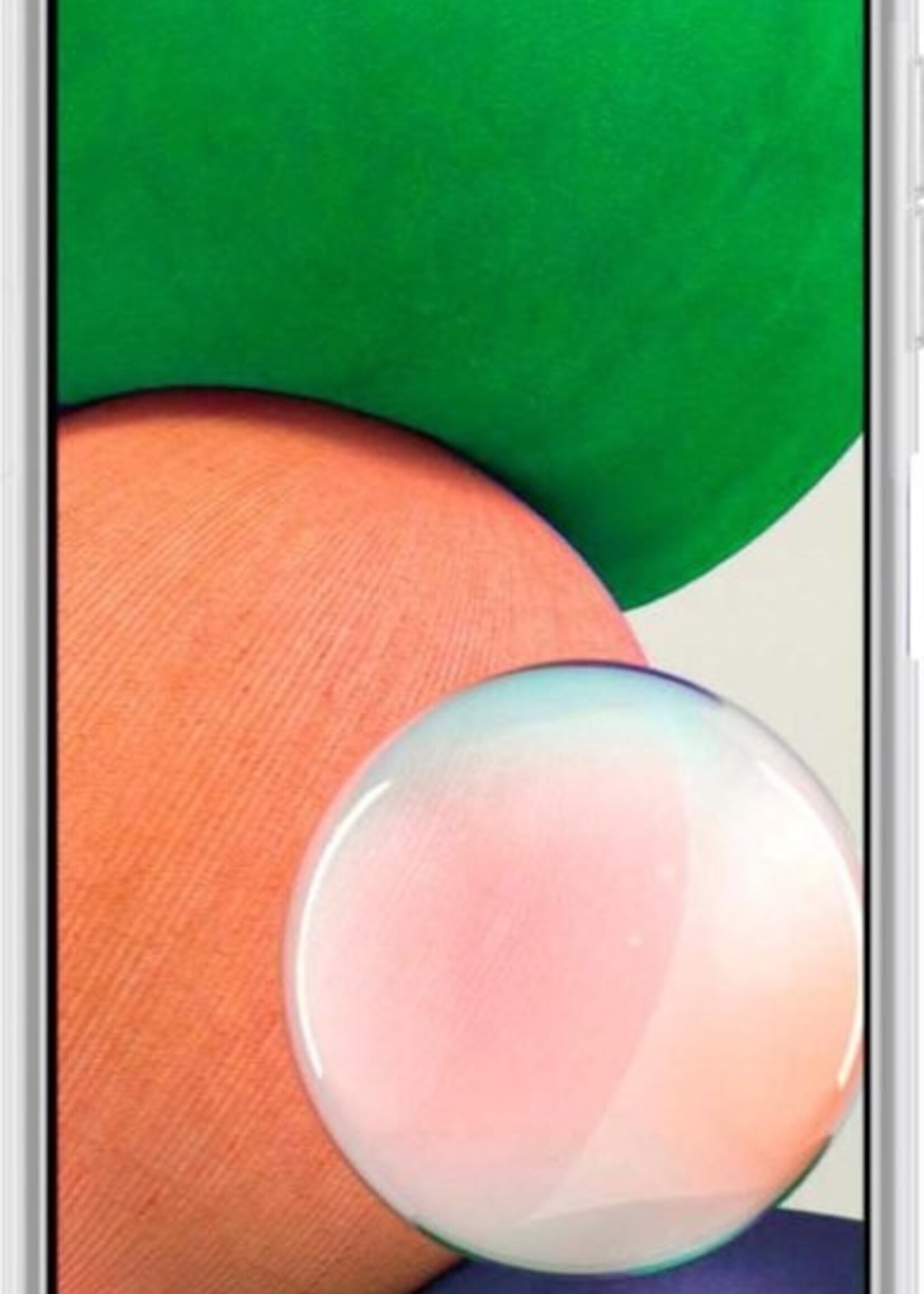 LUQ Hoesje Geschikt voor Samsung A22 5G Hoesje Siliconen Case Met 2x Screenprotector - Hoes Geschikt voor Samsung Galaxy A22 5G Hoes Siliconen - Transparant