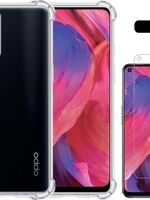 LUQ LUQ Oppo A54 4G hoesje shock proof + screenprotector