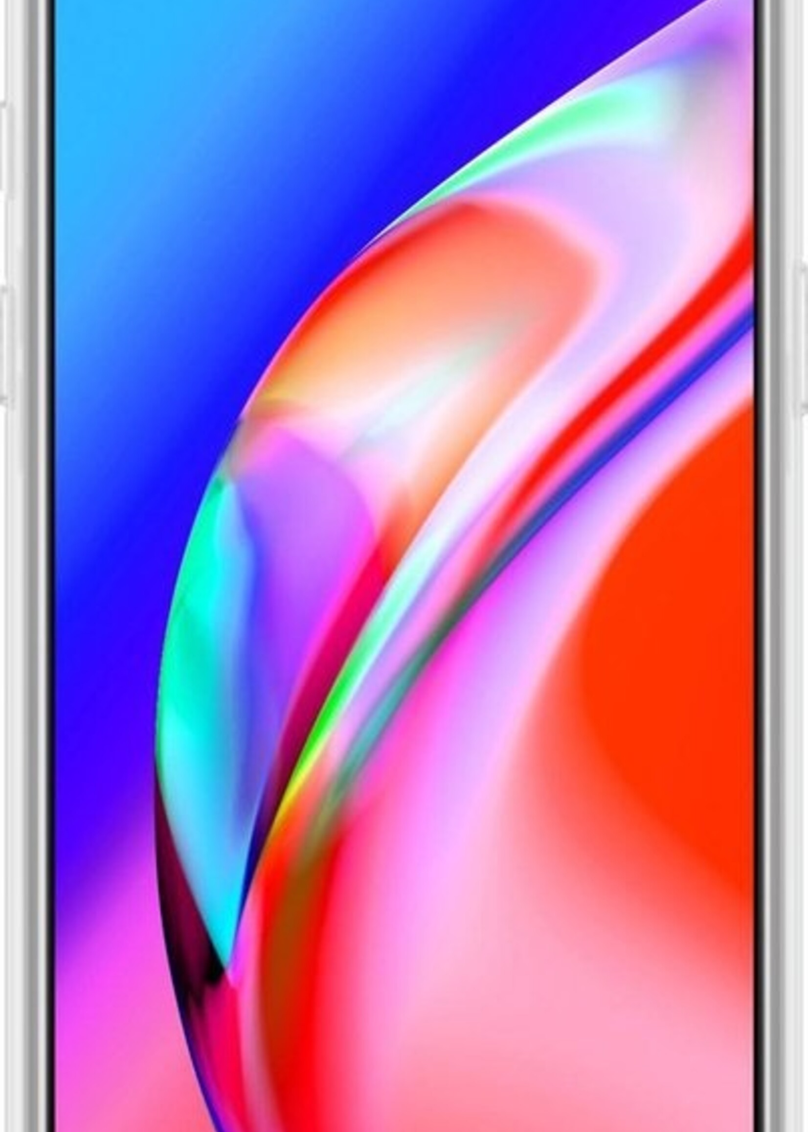 LUQ Hoesje Geschikt voor OPPO A94 Hoesje Siliconen Case Met Screenprotector - Hoes Geschikt voor OPPO A94 Hoes Siliconen - Transparant