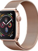 LUQ LUQ Apple Watch Bandje Milanees (42/44 mm) - Rose Goud