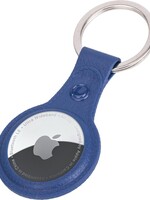 LUQ LUQ AirTag Hoesje Leer - Donkerblauw