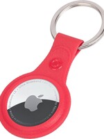 LUQ LUQ AirTag Hoesje Leer - Rood