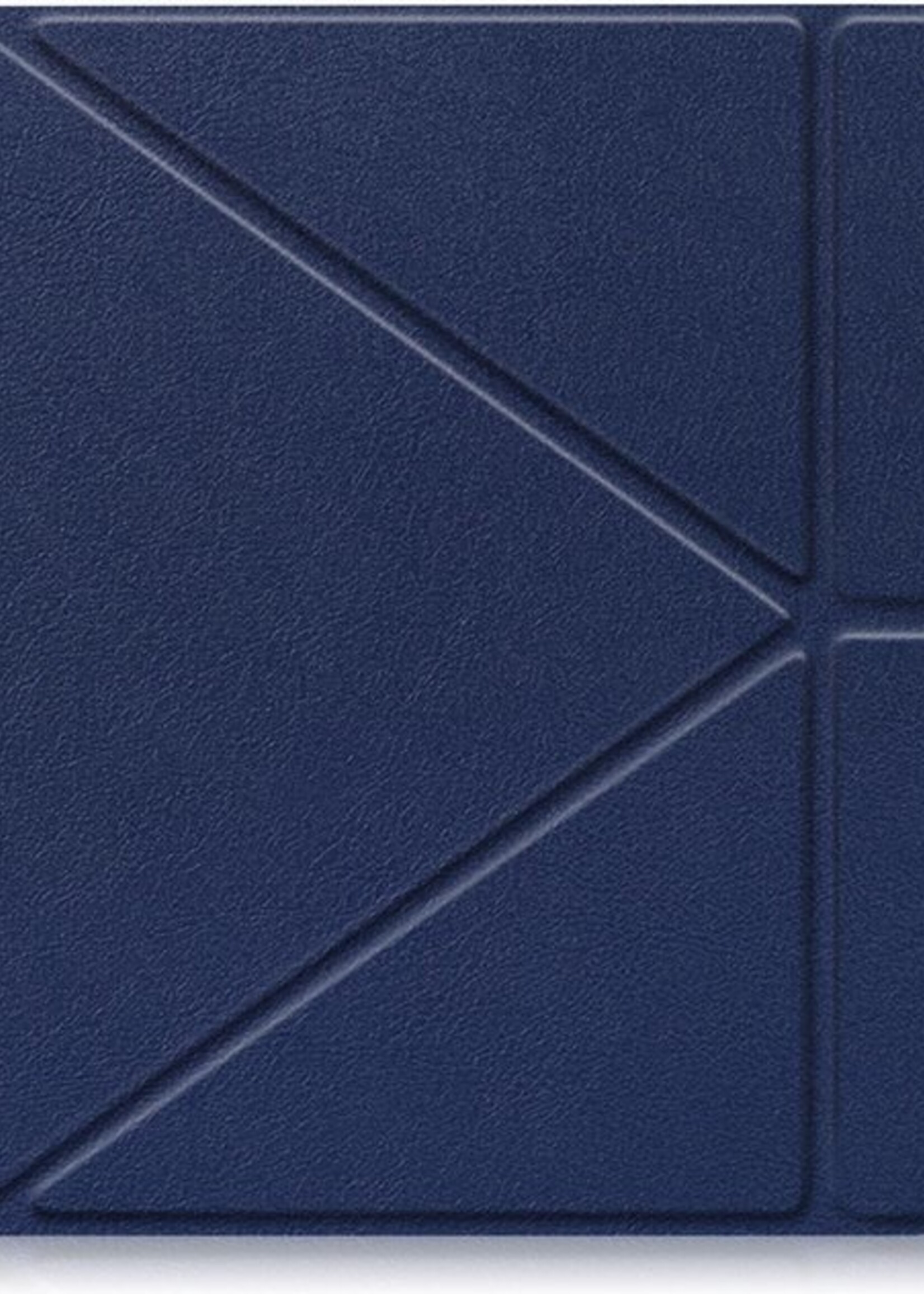 LUQ Hoesje Geschikt voor Kobo Libra H2O Hoes Bescherm Hoesje Case Luxe Sleep Cover - Donkerblauw