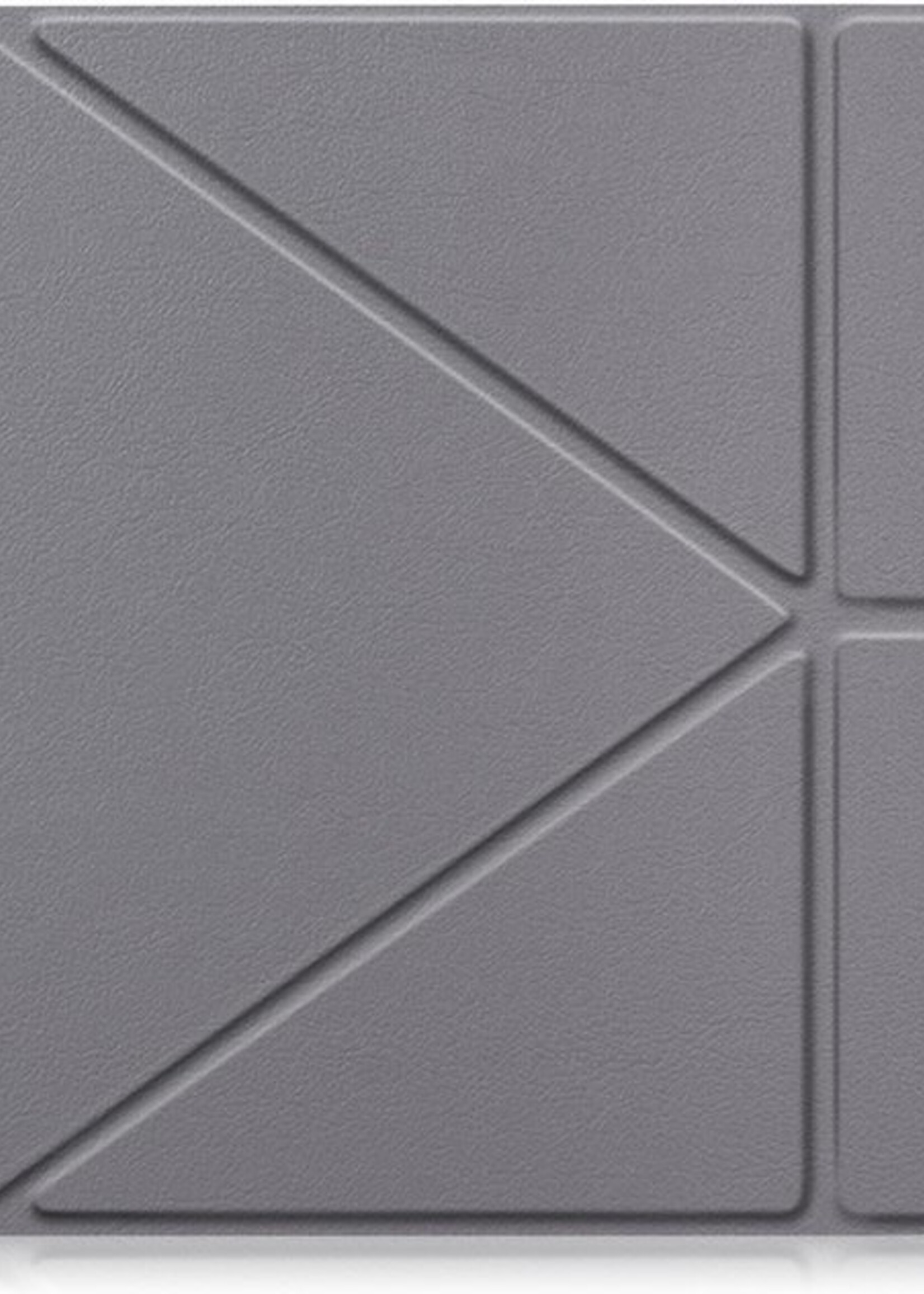 LUQ Hoesje Geschikt voor Kobo Libra H2O Hoes Bescherm Hoesje Case Luxe Sleep Cover - Grijs