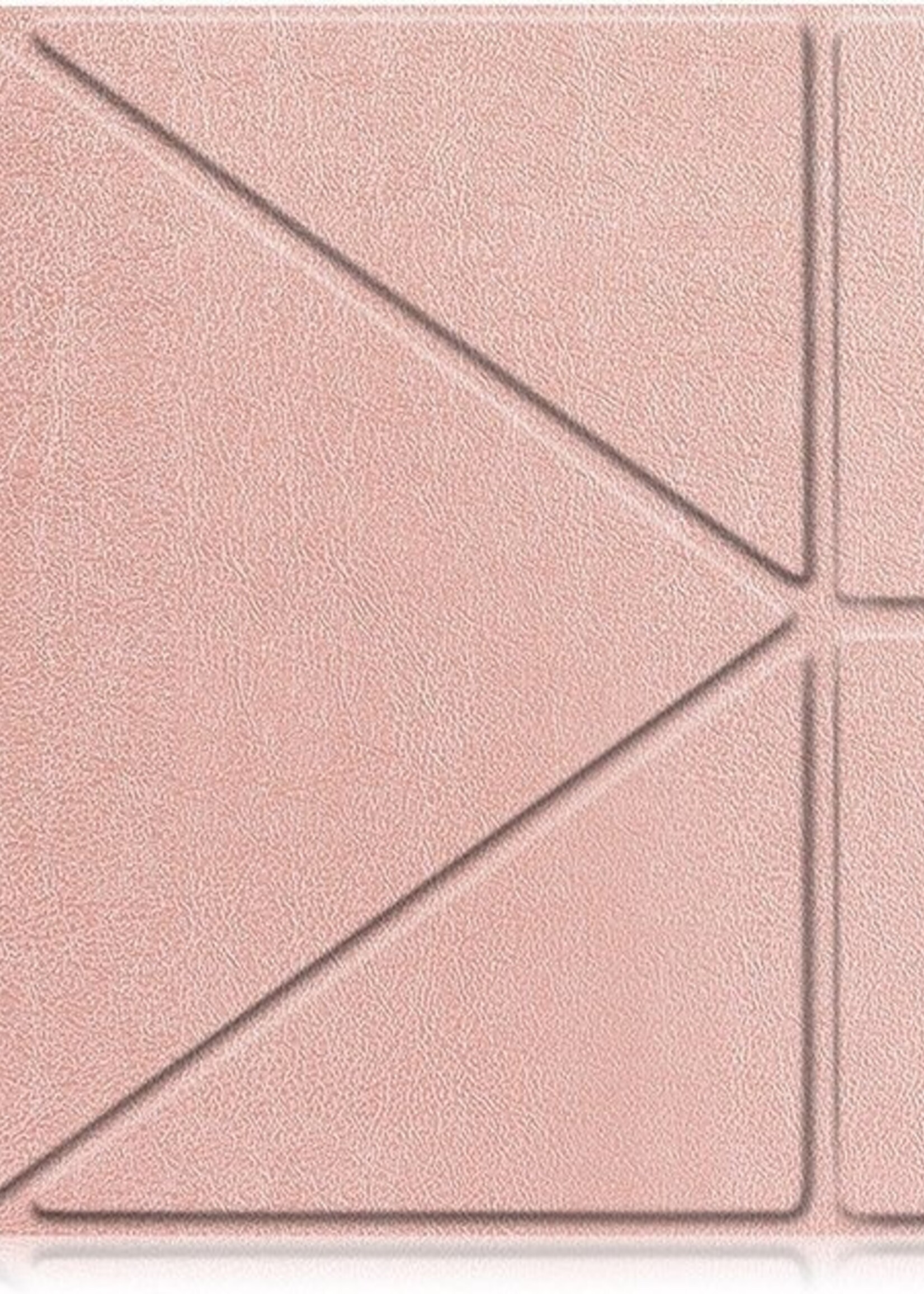 LUQ Hoesje Geschikt voor Kobo Libra H2O Hoes Bescherm Hoesje Case Luxe Sleep Cover - Rosé Goud