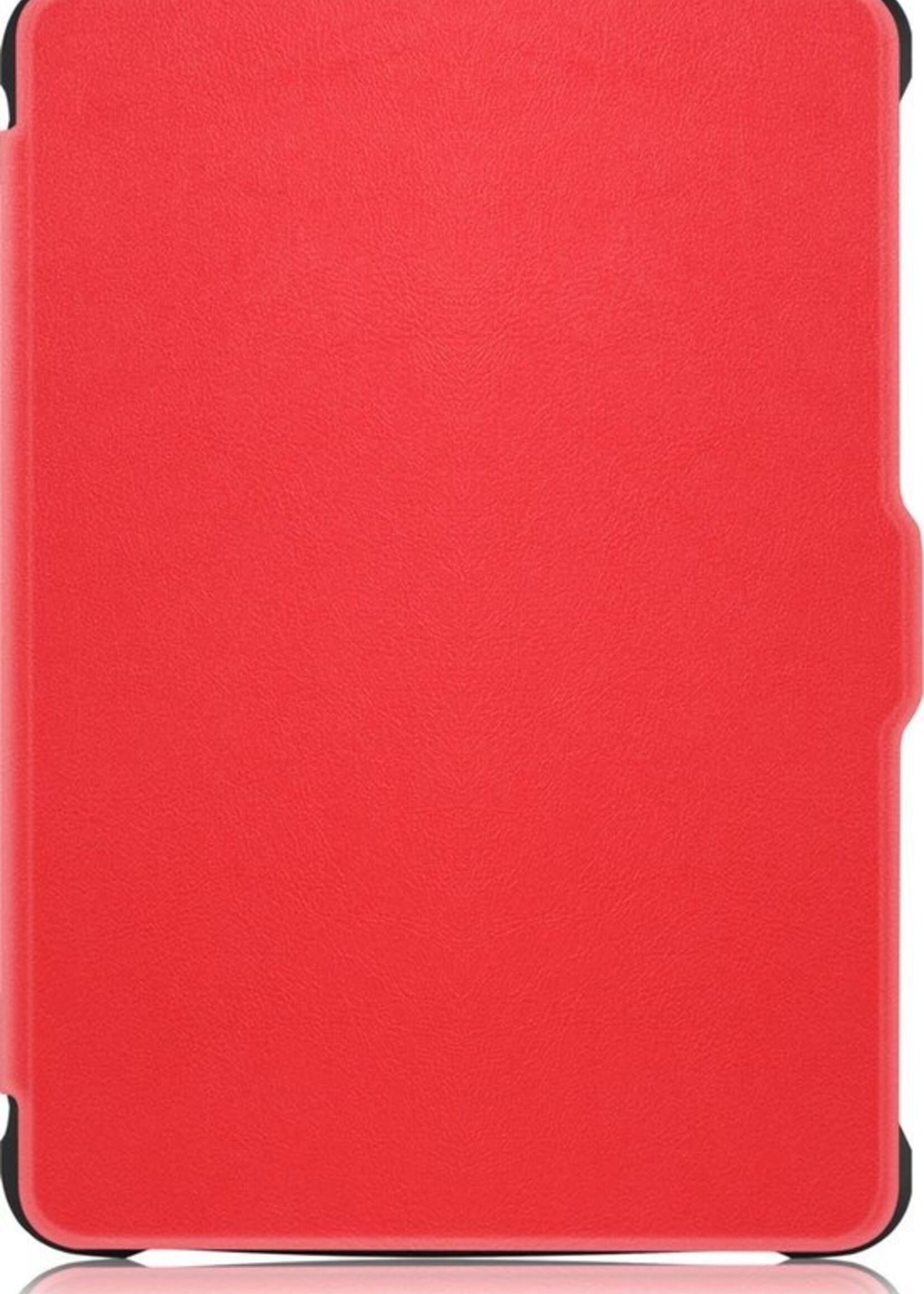 LUQ Hoesje Geschikt voor Kobo Clara HD Hoes Bescherm Hoesje Case Luxe Sleep Cover - Rood
