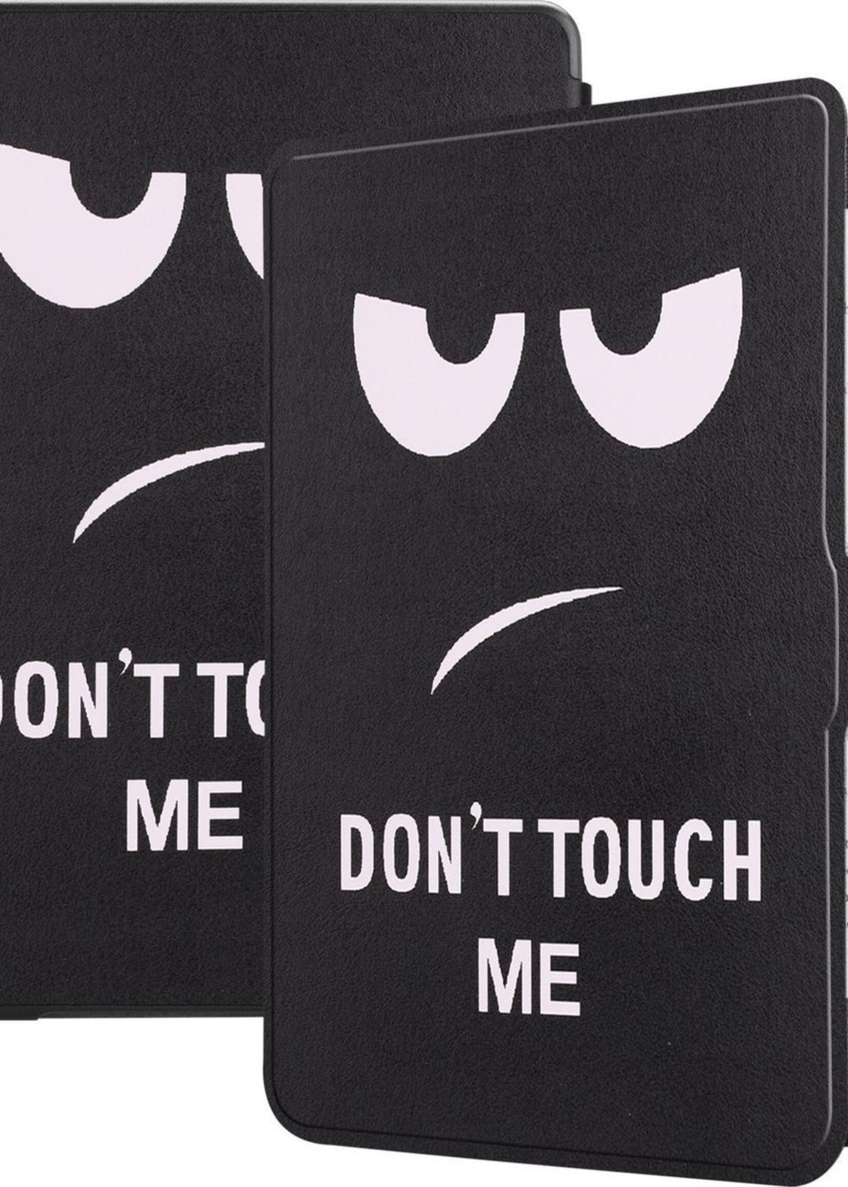 LUQ Hoesje Geschikt voor Kobo Clara HD Hoes Bescherm Hoesje Case Luxe Sleep Cover - Don't Touch Me