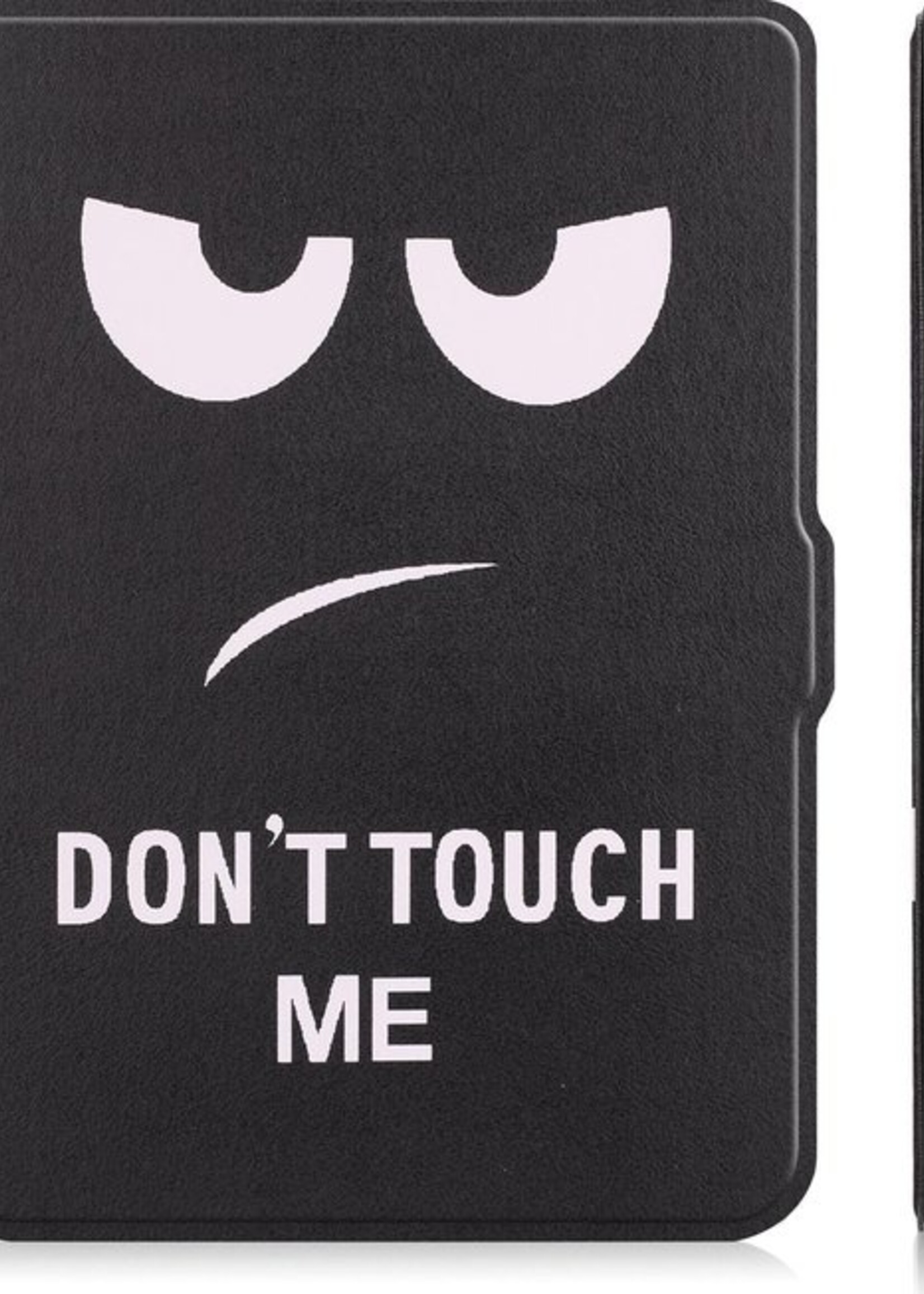 LUQ Hoesje Geschikt voor Kobo Clara HD Hoes Bescherm Hoesje Case Luxe Sleep Cover - Don't Touch Me