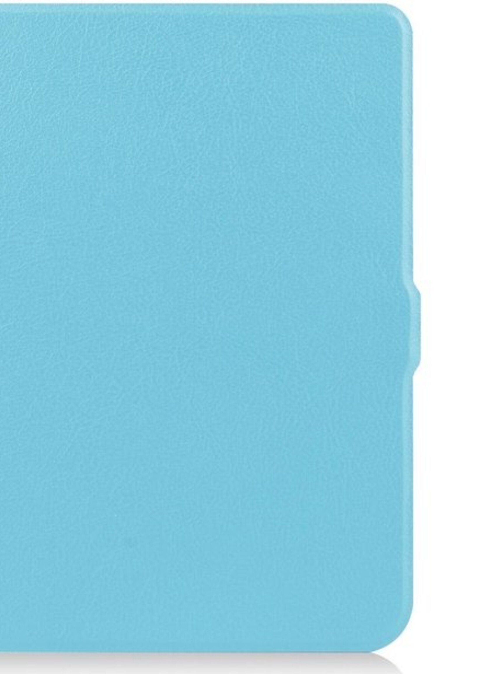 LUQ Hoesje Geschikt voor Kobo Nia Hoes Bescherm Hoesje Case Luxe Sleep Cover - Lichtblauw