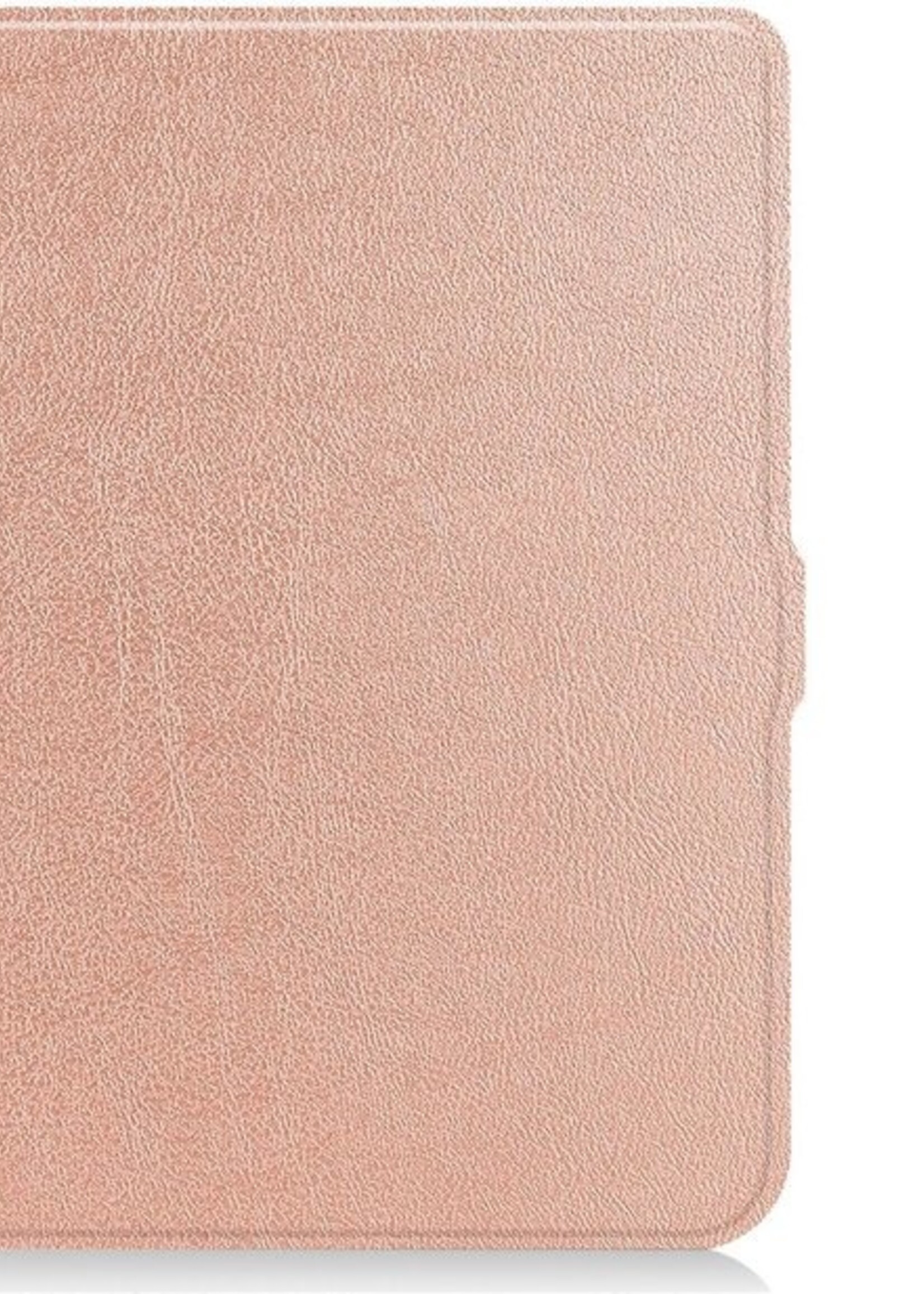 LUQ Hoesje Geschikt voor Kobo Nia Hoes Bescherm Hoesje Case Luxe Sleep Cover - Rosé Goud