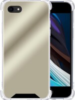 LUQ LUQ iPhone SE 2020 Spiegel hoesje - Goud