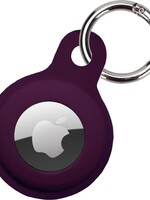 LUQ LUQ AirTag Hoesje Siliconen - Aubergine