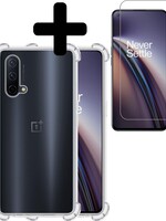 LUQ LUQ OnePlus Nord CE hoesje shock proof + screenprotector