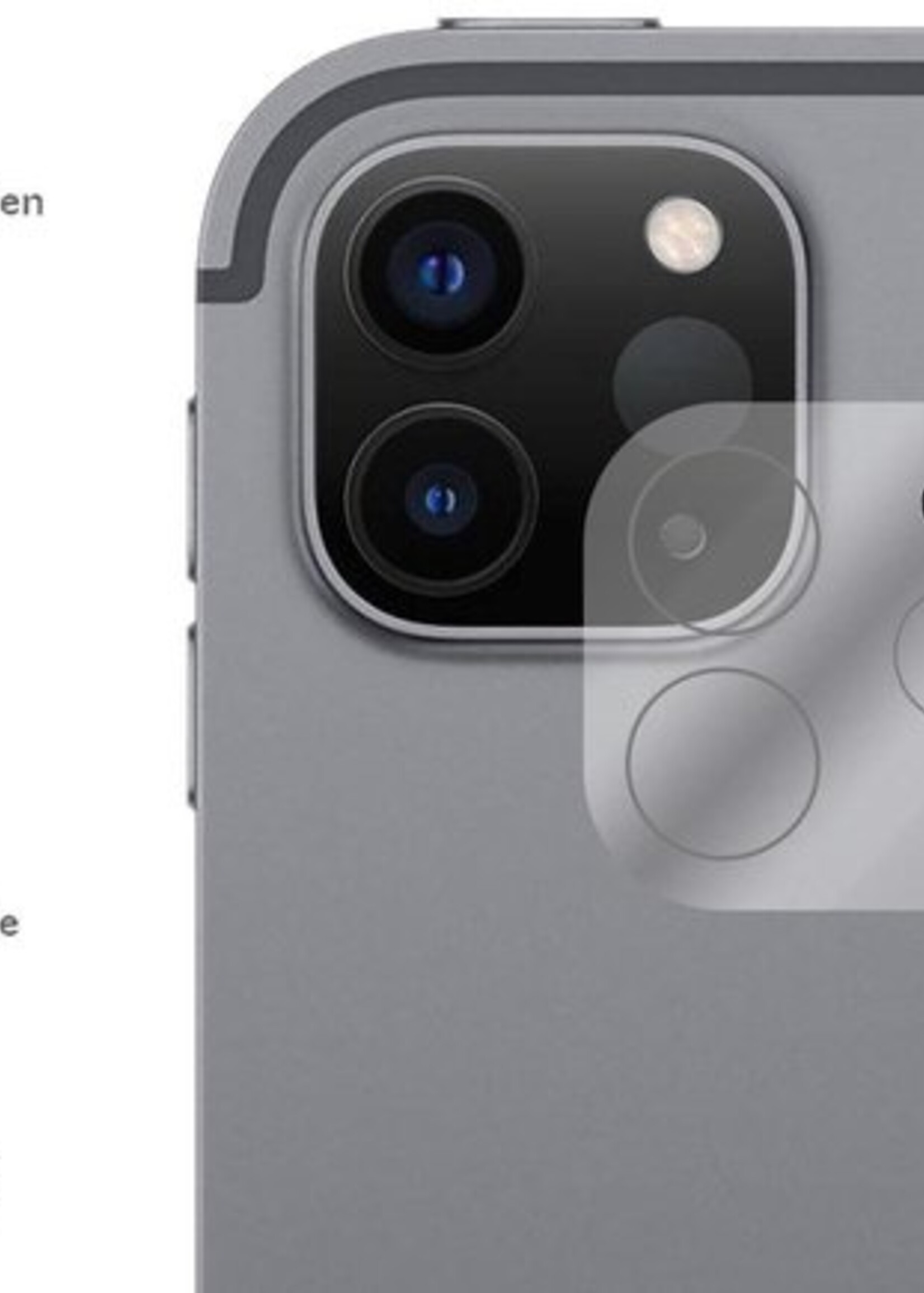 LUQ Screenprotector Geschikt voor iPad Pro 2020 (11 inch) Camera Screenprotector Tempered Glass - Screenprotector Geschikt voor iPad Pro 11 inch (2020) Screenprotector Camera Screenprotector - 2 Stuks