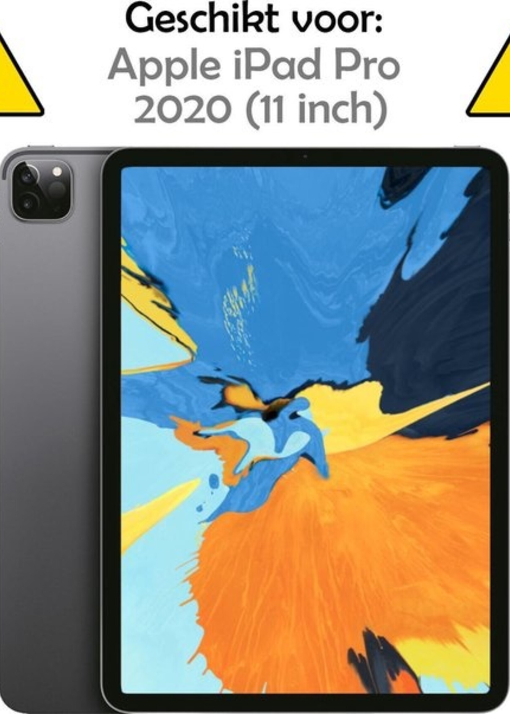LUQ Screenprotector Geschikt voor iPad Pro 2020 (11 inch) Camera Screenprotector Tempered Glass - Screenprotector Geschikt voor iPad Pro 11 inch (2020) Screenprotector Camera Screenprotector - 3 Stuks