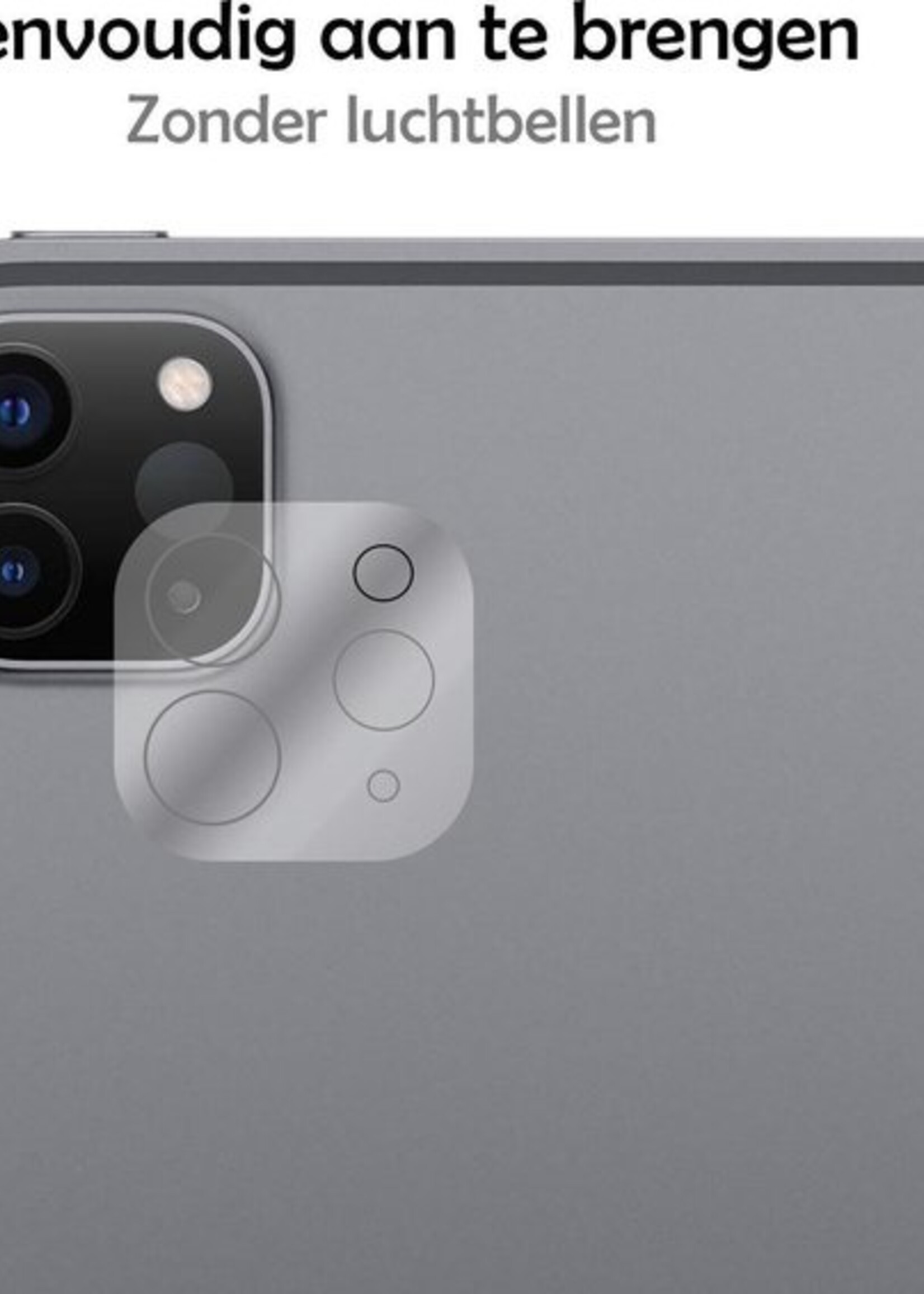 LUQ Screenprotector Geschikt voor iPad Pro 2020 (12,9 inch) Camera Screenprotector Tempered Glass - Screenprotector Geschikt voor iPad Pro 12,9 inch (2020) Screenprotector Camera Screenprotector - 2 Stuks