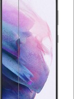 LUQ LUQ Samsung Galaxy S21 Screenprotector Gehard Glas Met Dichte Notch