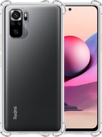 LUQ LUQ Xiaomi Note 10s hoesje shock proof - Transparant